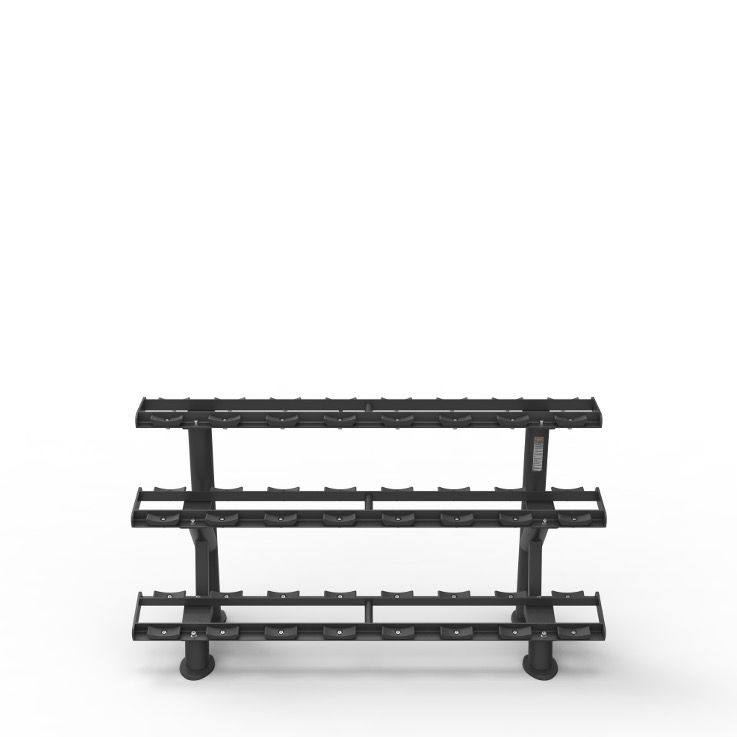 F0267 | DUMBBELL RACK – 3 TIER / 12 PAIRS