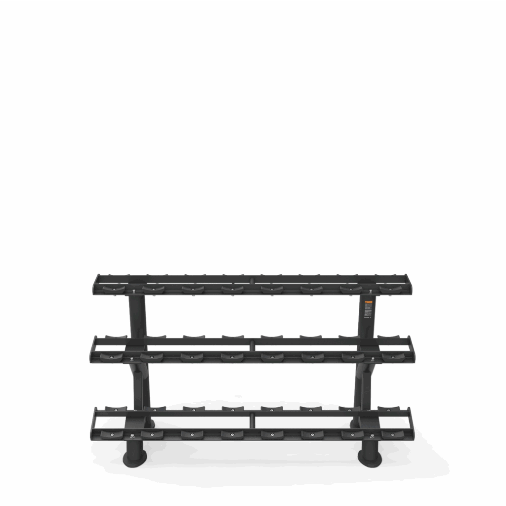 DUMBBELL RACK - 3 TIER / 12 PAIRS